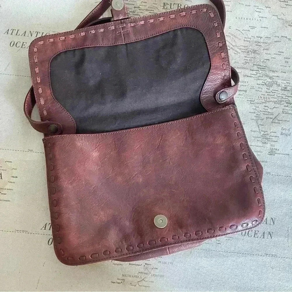 Matisse Boho Leather Convertible Crossbody Clutch Purse Bag - Picture 6 of 7